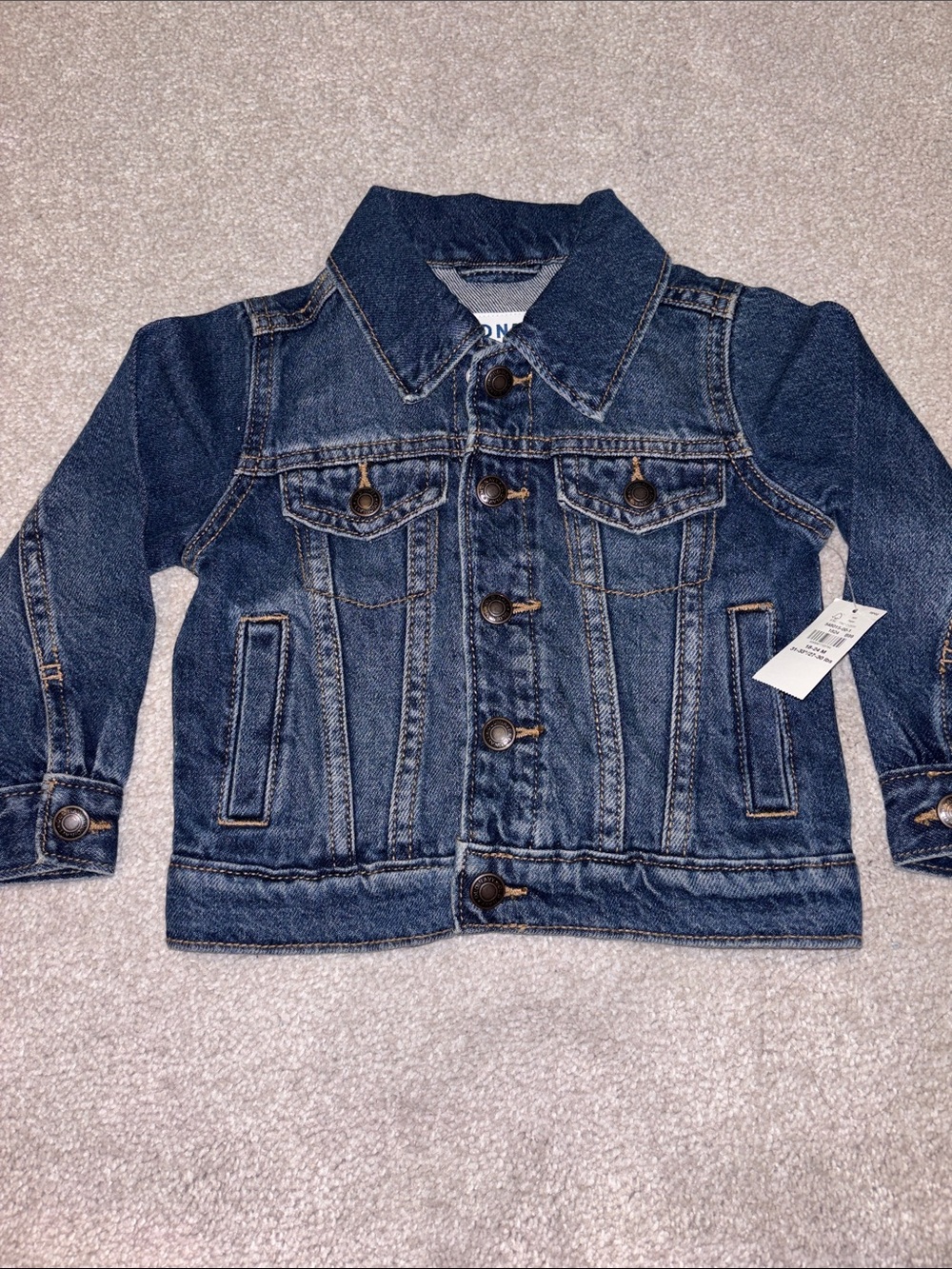 Old Navy Dark Blue Kids Denim Jacket